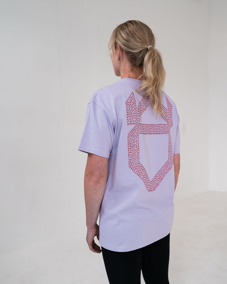 UNISEX HEAVYWEIGHT OVERSIZE TEE (Lilac) - Viking Fitness Project