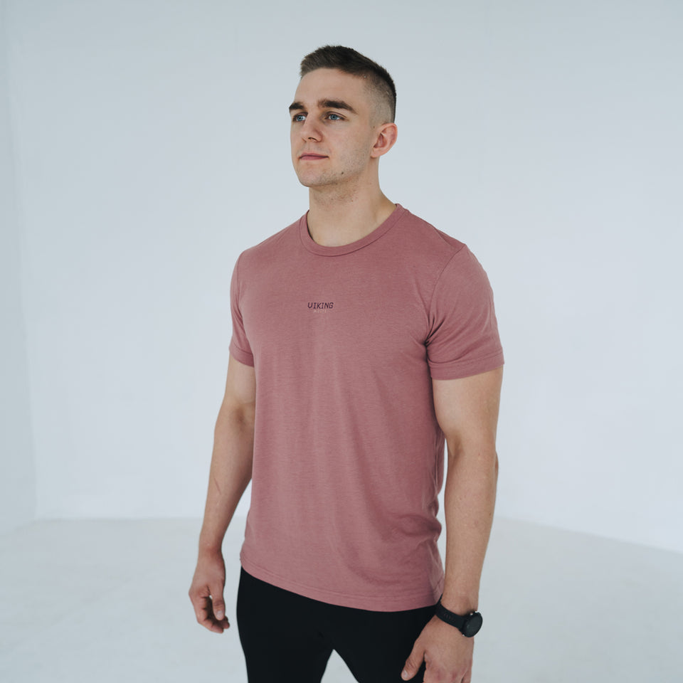 RUNE TEE (Mauve) - Viking Fitness Project