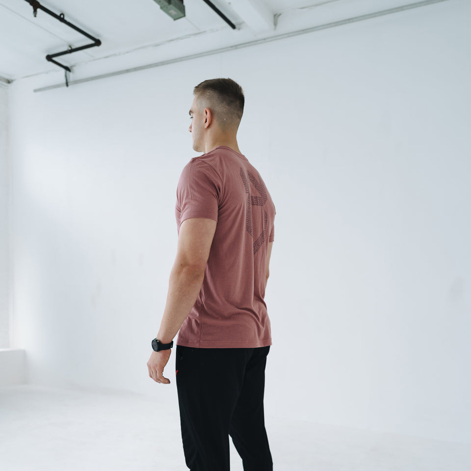 RUNE TEE (Mauve) - Viking Fitness Project