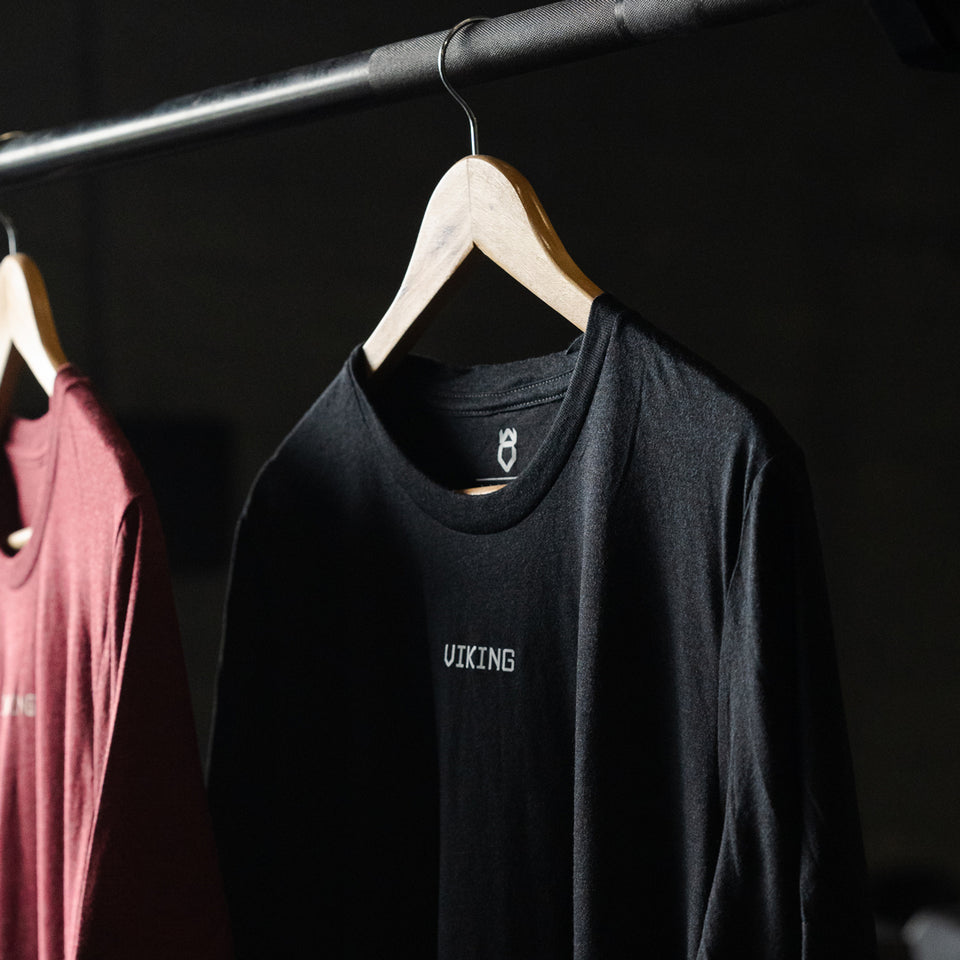BASE TRAINING TEE (Black) - Viking Fitness Project