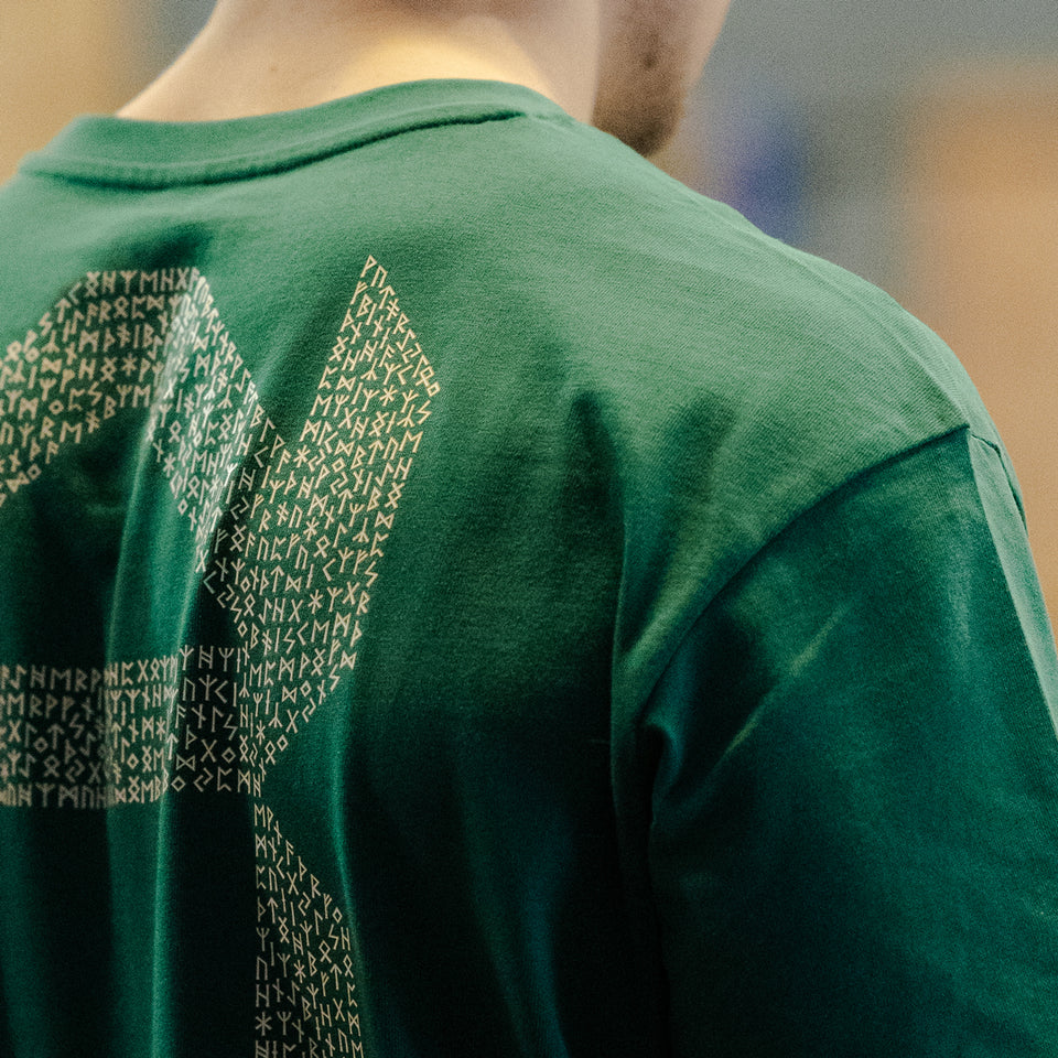 UNISEX HEAVYWEIGHT OVERSIZE TEE (Green) - Viking Fitness Project