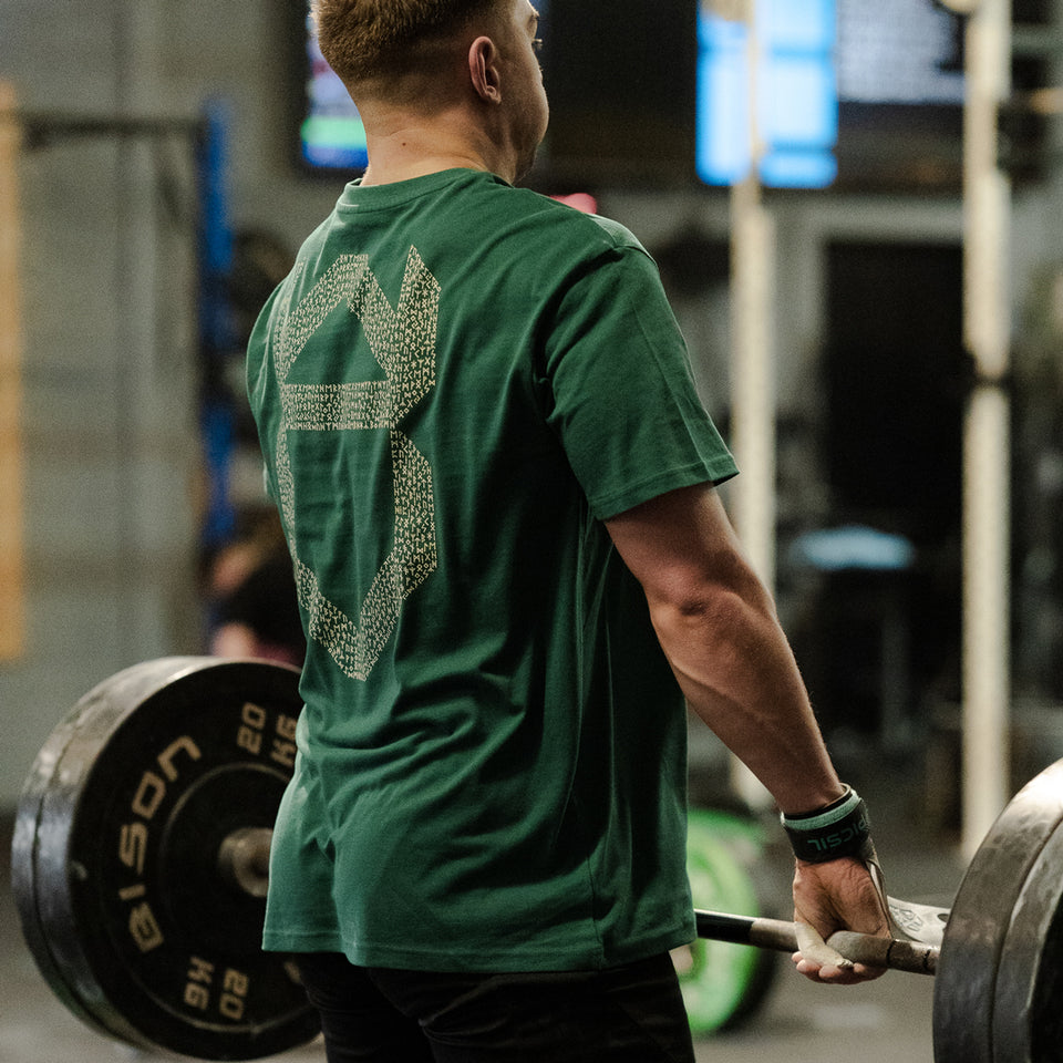 UNISEX HEAVYWEIGHT OVERSIZE TEE (Green) - Viking Fitness Project