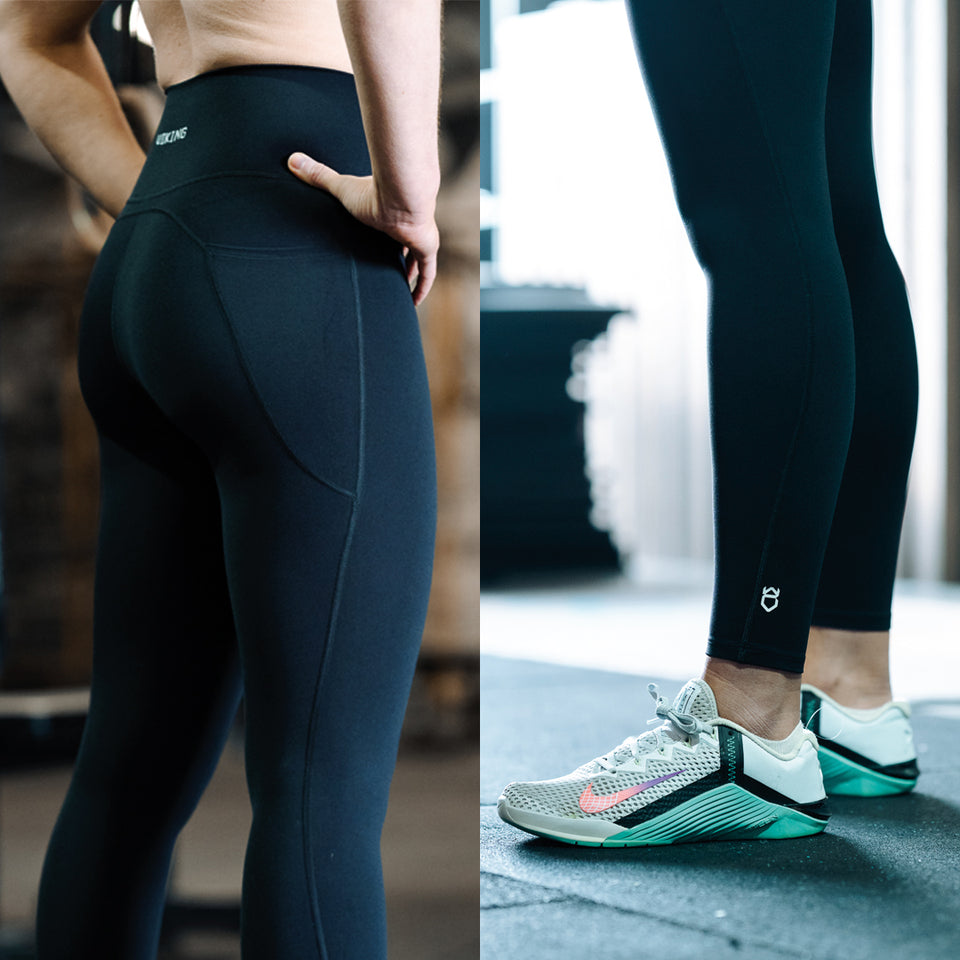 (Black) VALKYRIE FULL LENGTH LEGGING - Viking Fitness Project