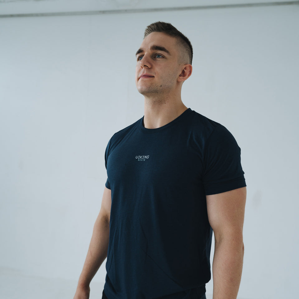 RUNE TEE (Navy) - Viking Fitness Project
