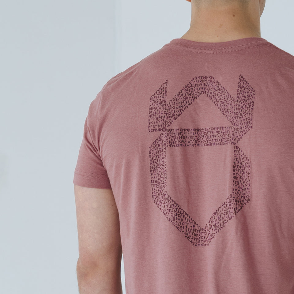 RUNE TEE (Mauve) - Viking Fitness Project