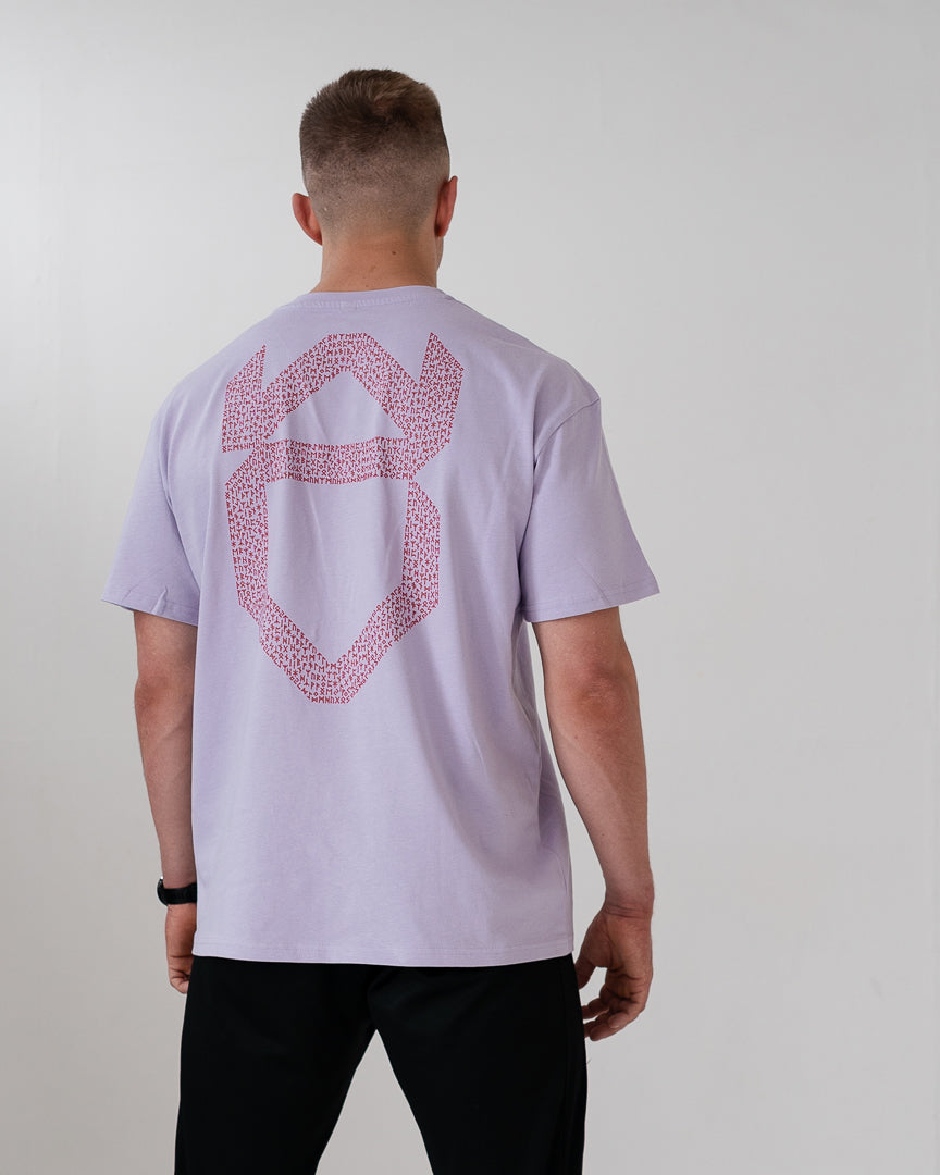 UNISEX HEAVYWEIGHT OVERSIZE TEE (Lilac) - Viking Fitness Project