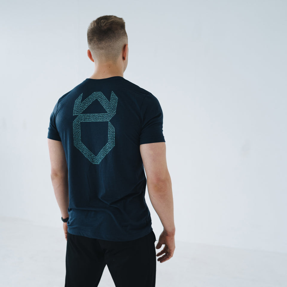 RUNE TEE (Navy) - Viking Fitness Project