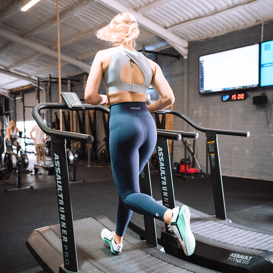 (Navy) VALKYRIE FULL LENGTH LEGGING - Viking Fitness Project