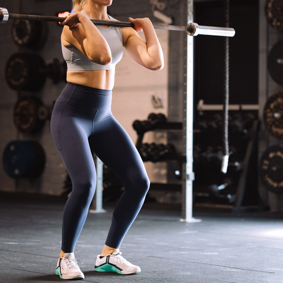 (Navy) VALKYRIE FULL LENGTH LEGGING - Viking Fitness Project