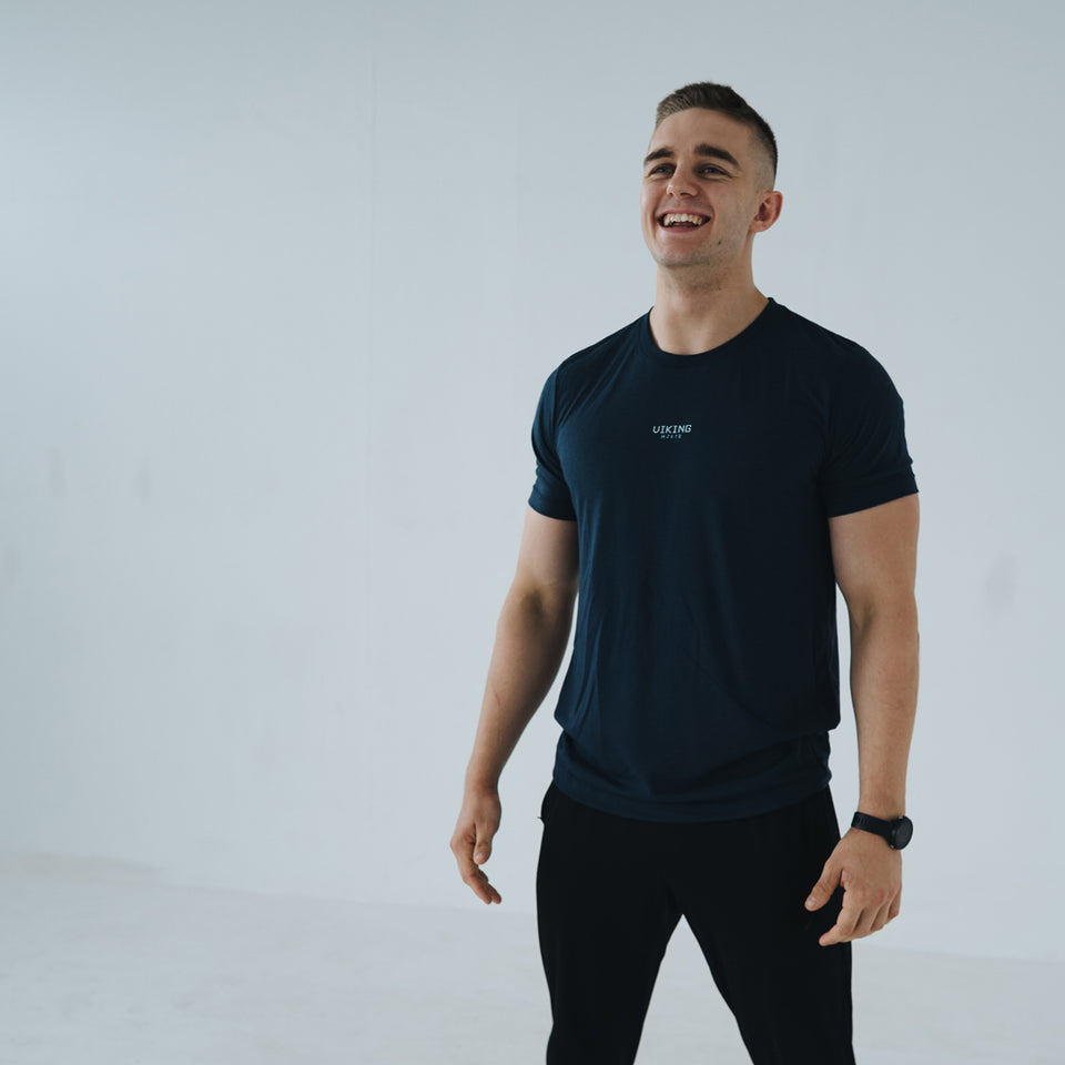 RUNE TEE (Navy) - Viking Fitness Project