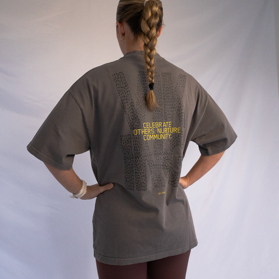 VALUE SERIES EXTRA OVERSIZE TEE (Stone)
