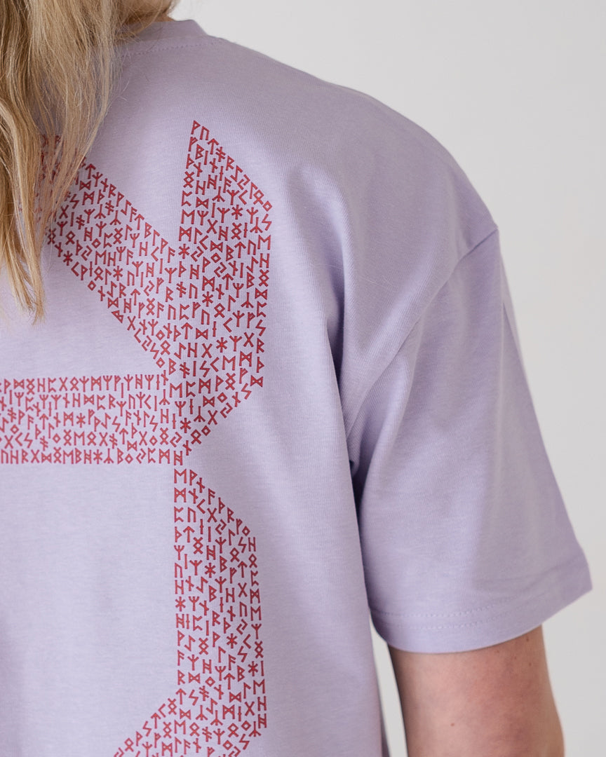 UNISEX HEAVYWEIGHT OVERSIZE TEE (Lilac) - Viking Fitness Project