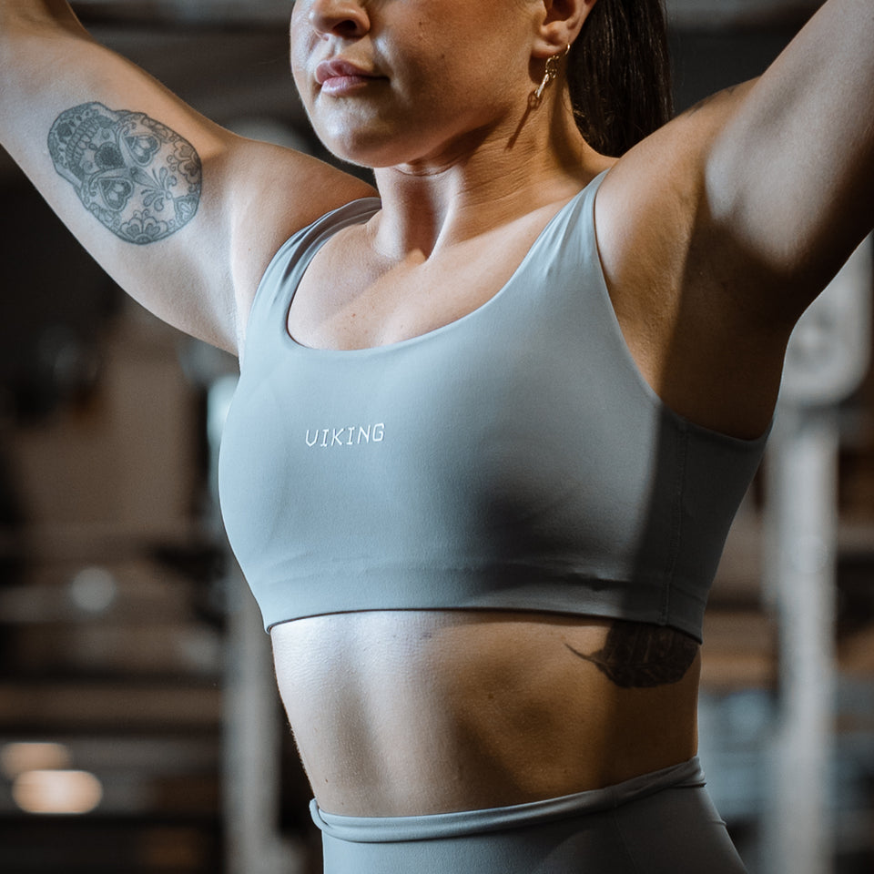 VALKYRIE SPORTS BRA (Ash) - Viking Fitness Project