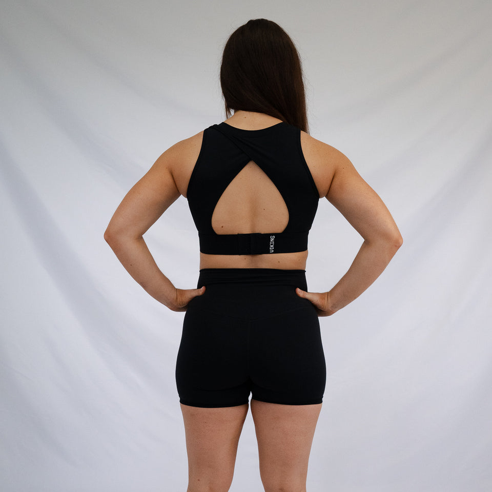 [BLACK] VIKING HIGH RISE 6" SHORT - Viking Fitness Project