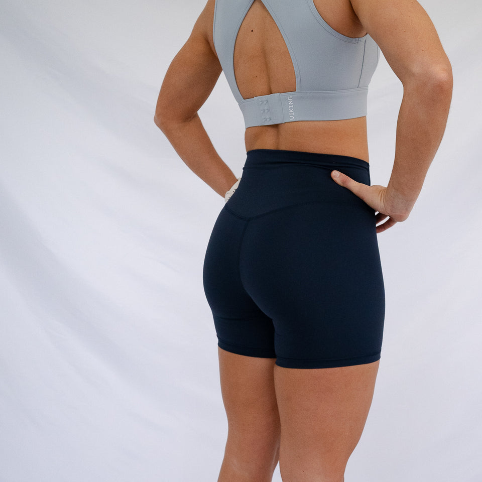 [DEEP BLUE] VIKING HIGH RISE 6" SHORT - Viking Fitness Project