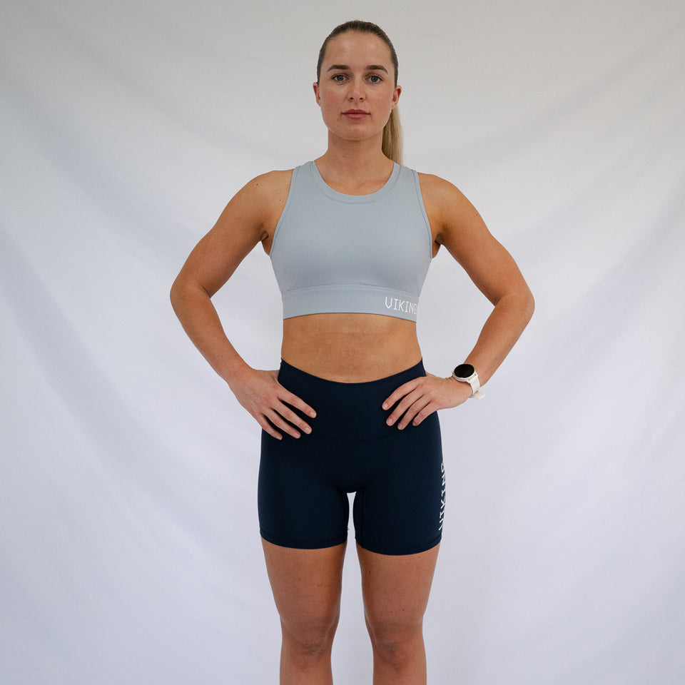 [DEEP BLUE] VIKING HIGH RISE 6" SHORT - Viking Fitness Project
