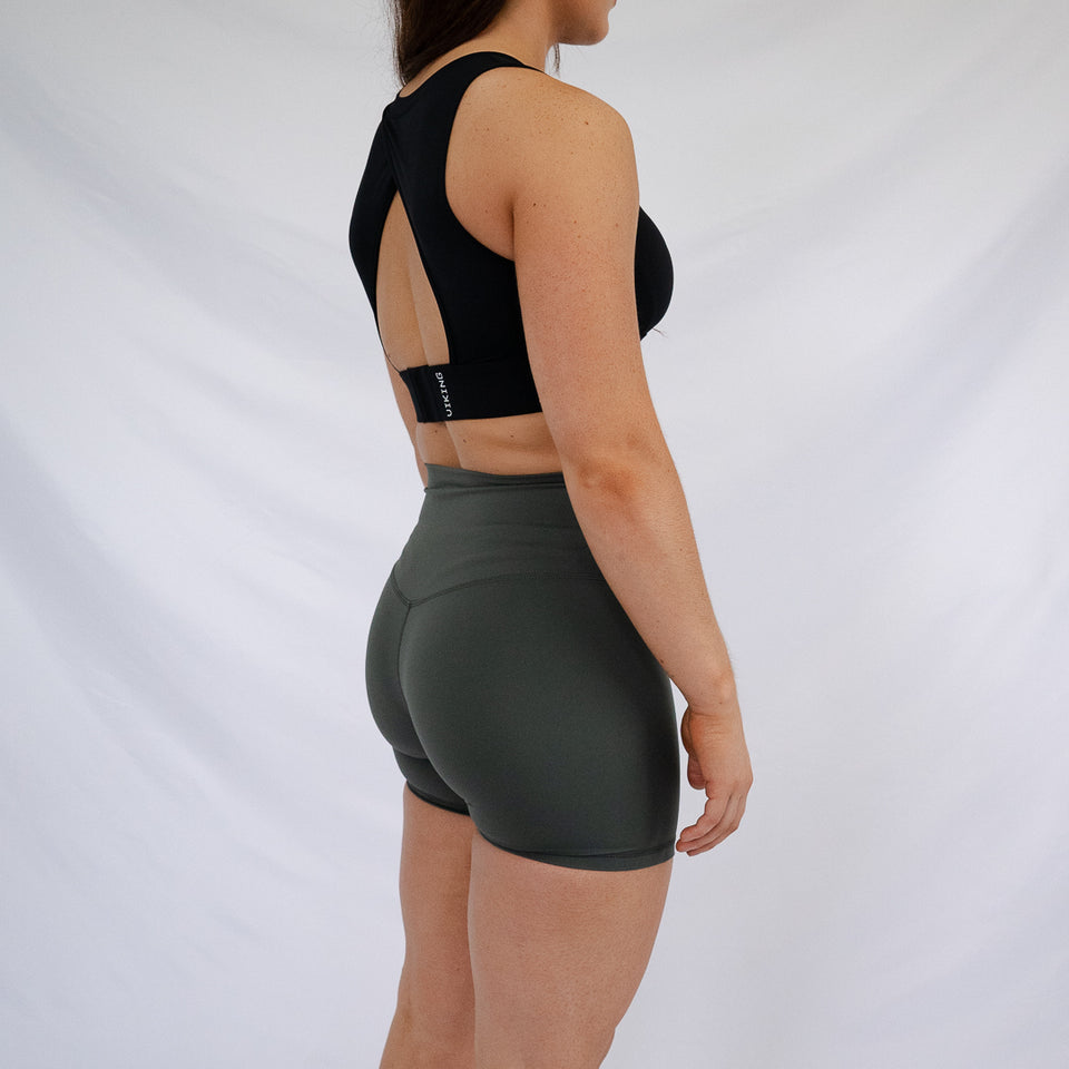 [FOREST GREEN] VIKING HIGH RISE 6" SHORT - Viking Fitness Project