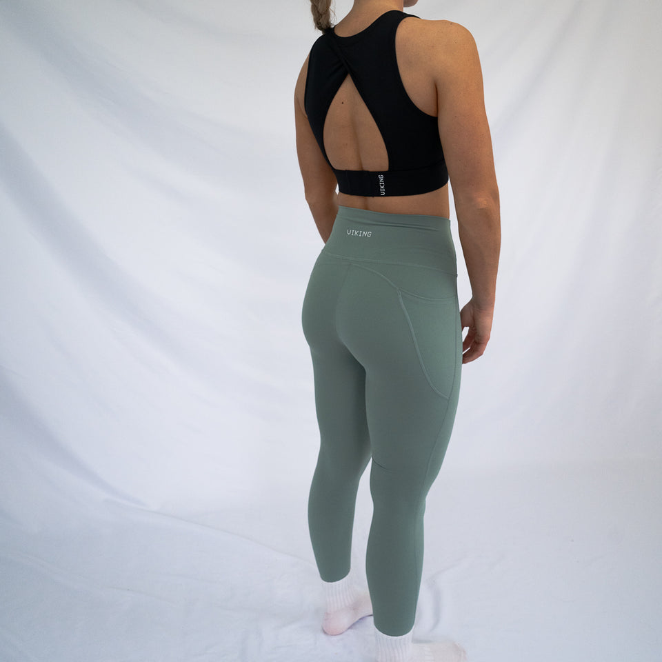 (Sage) VALKYRIE FULL LENGTH LEGGING - Viking Fitness Project