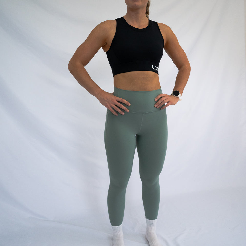 (Sage) VALKYRIE FULL LENGTH LEGGING - Viking Fitness Project