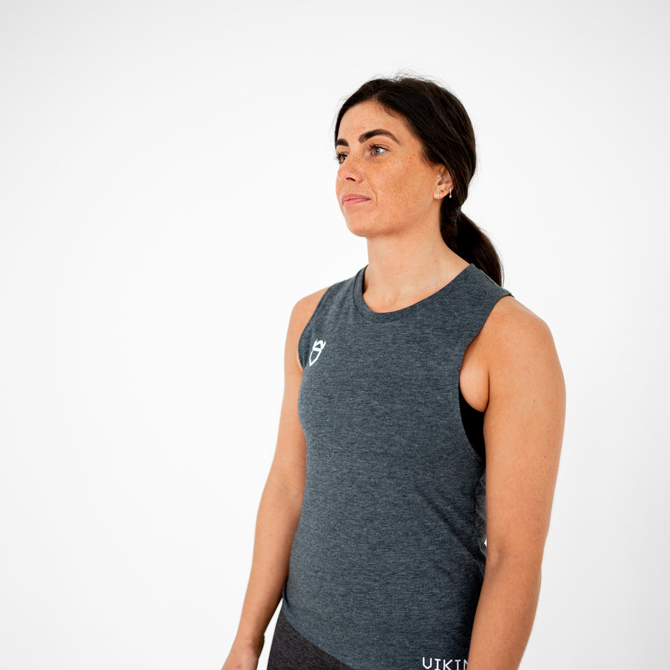 EMBLEM MUSCLE TANK (Denim Blue) - Viking Fitness Project